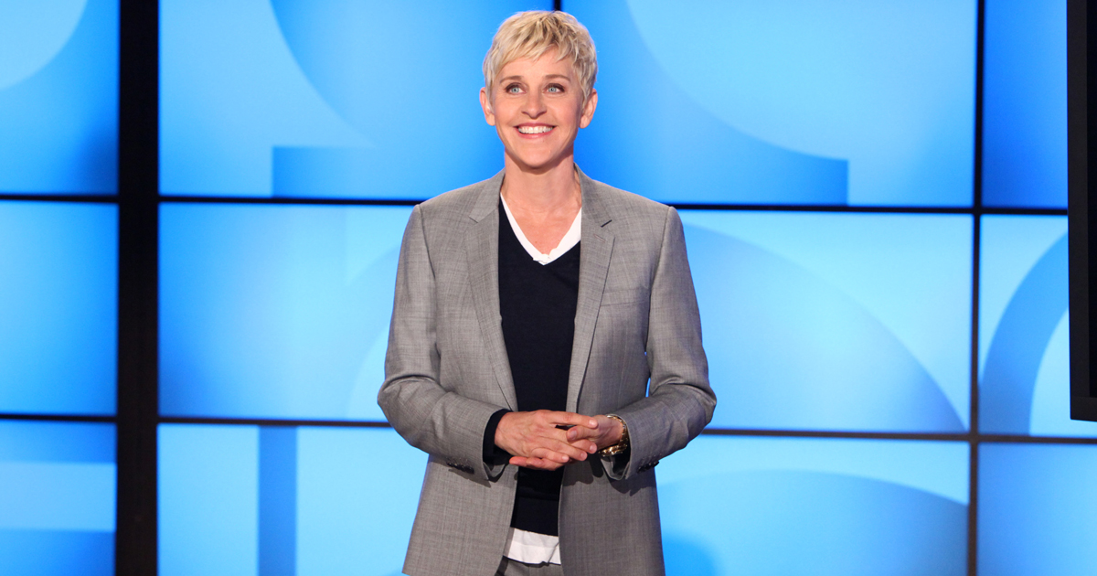 Ellen DeGeneres é uma das maiores apresentadoras dos EUA